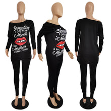 Load image into Gallery viewer, fashion casual printing two-piece set（AY2464）
