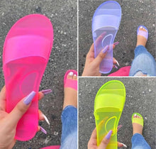 Load image into Gallery viewer, Female summer jelly slippers HPSD036
