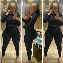 Load image into Gallery viewer, New solid round neck two-piece set（AY2500）
