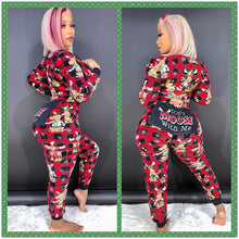 Load image into Gallery viewer, Hot Christmas fun print jumpsuit AY1337
