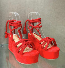 Load image into Gallery viewer, Fashion solid color lace-up sandals（HPSD198）
