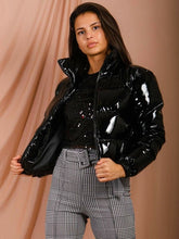 Load image into Gallery viewer, Solid color mirror zipper jacket（AY1491）
