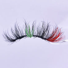 Load image into Gallery viewer, Glitter pink colored false eyelashes moq 5 piece (AH5063)
