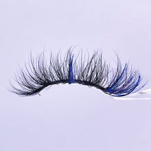 Load image into Gallery viewer, Glitter pink colored false eyelashes moq 5 piece (AH5063)
