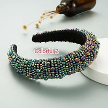 Load image into Gallery viewer, Hand Beaded Crystal Headband（AE4101）
