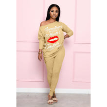 Load image into Gallery viewer, fashion casual printing two-piece set（AY2464）
