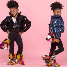 Load image into Gallery viewer, Children&#39;s trendy shiny cotton jacket（AY1418）
