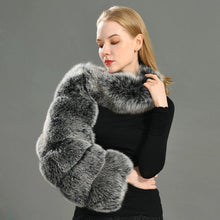 Load image into Gallery viewer, Trendy faux fur shawl jacket（AY1361)
