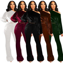 Load image into Gallery viewer, Fashion one-shoulder horn two-piece suit（AY1364）
