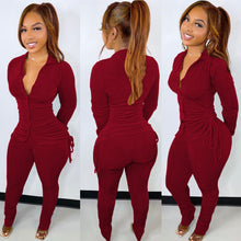 Load image into Gallery viewer, Lapel pleated slim two-piece suit（AY1584）
