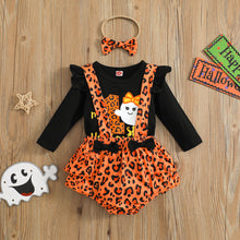 Load image into Gallery viewer, Halloween children&#39;s long sleeve + skirt + hair band 3-piece set  AY2441
