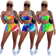 Load image into Gallery viewer, New sling printing two-piece set AY1087
