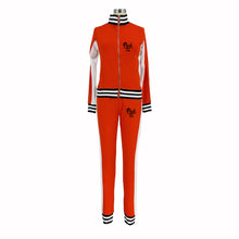 Load image into Gallery viewer, Patchwork Print Jacket Two Piece（AY2390）
