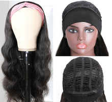 Load image into Gallery viewer, Human Hair Headband Natural Color Body Wave Wigs（AH5045）
