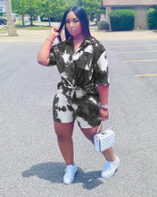 Load image into Gallery viewer, Ladies casual tie-dye suit（AY1079）
