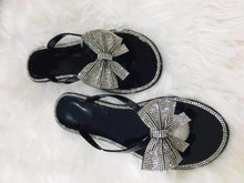 Load image into Gallery viewer, Hot selling shiny bow slippers KM0068
