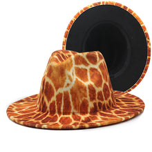 Load image into Gallery viewer, Printed double-sided color matching jazz hat（AE4073）
