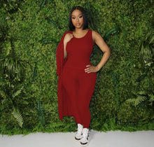 Load image into Gallery viewer, Solid color long cardigan pants suit（AY1224）
