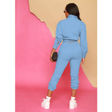 Load image into Gallery viewer, Fashion solid color two-piece set(AY2439)
