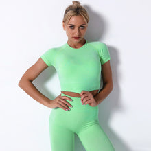 Load image into Gallery viewer, Hot sale seamless yoga sportswear Top
