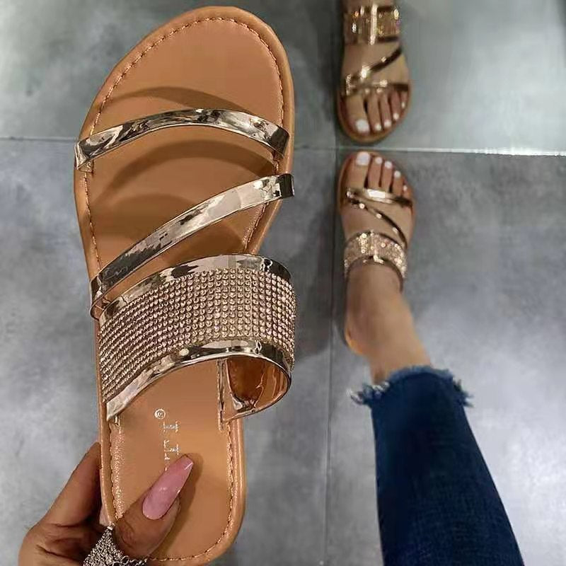 Hot selling shiny slippers（HPSD005）