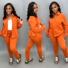 Load image into Gallery viewer, New solid casual two-piece set (AY2539)
