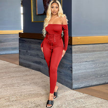 Load image into Gallery viewer, Solid color sexy slim jumpsuit（AY1219）
