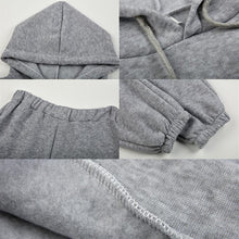 Load image into Gallery viewer, Solid Color Hoodie Two Piece Set（AY2364）
