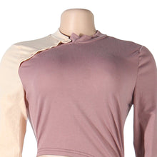 Load image into Gallery viewer, Sexy Patchwork Button Two Piece Set（AY1788）
