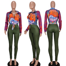 Load image into Gallery viewer, Fashion printed shirt pants suit（AY2465）
