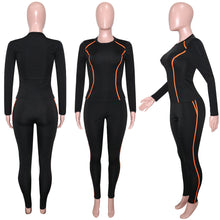 Load image into Gallery viewer, Fashion Solid Color Splicing Set（AY2378）
