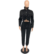 Load image into Gallery viewer, Fashion solid color two-piece set(AY2439)
