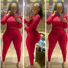 Load image into Gallery viewer, New solid round neck two-piece set（AY2500）
