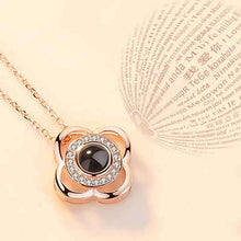 Load image into Gallery viewer, Hot selling Valentine&#39;s Day One Hundred Languages I Love You Projection Necklace
