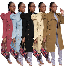 Load image into Gallery viewer, All-match casual long windbreaker jacket（AY1429）
