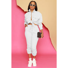 Load image into Gallery viewer, Fashion solid color two-piece set(AY2439)
