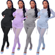 Load image into Gallery viewer, Sling drawstring net yarn two-piece（AY1628）
