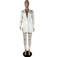 Load image into Gallery viewer, Sexy solid color hollow suit suit（AY2339）
