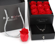 Load image into Gallery viewer, Valentine&#39;s Day Rose Flower Gift Box(No necklace)
