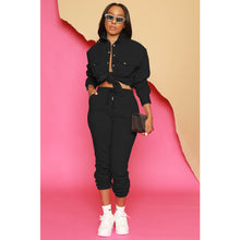 Load image into Gallery viewer, Fashion solid color two-piece set(AY2439)
