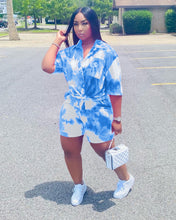 Load image into Gallery viewer, Ladies casual tie-dye suit（AY1079）
