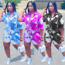 Load image into Gallery viewer, Ladies casual tie-dye suit（AY1079）
