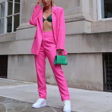 Load image into Gallery viewer, Fashion solid color suit（AY2359）

