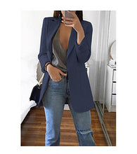 Load image into Gallery viewer, Solid color slim fit blazer（AY1264)
