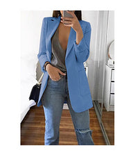 Load image into Gallery viewer, Solid color slim fit blazer（AY1264)
