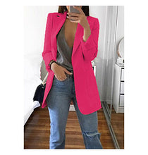 Load image into Gallery viewer, Solid color slim fit blazer（AY1264)
